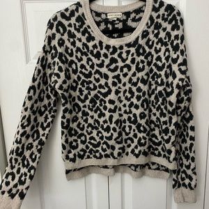Yet Again, Medium Cheetah Print Sweater
